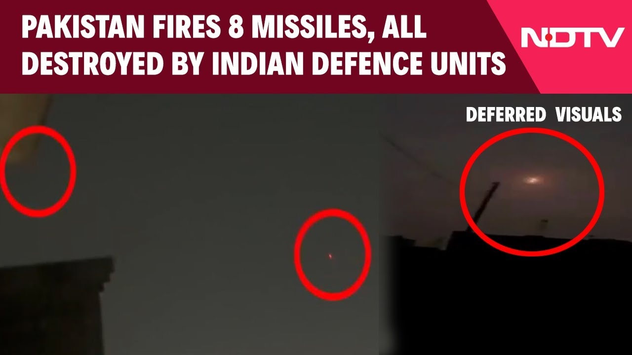 Pakistan Fires 8 Missiles, All Destroyed By Indian Defence Units