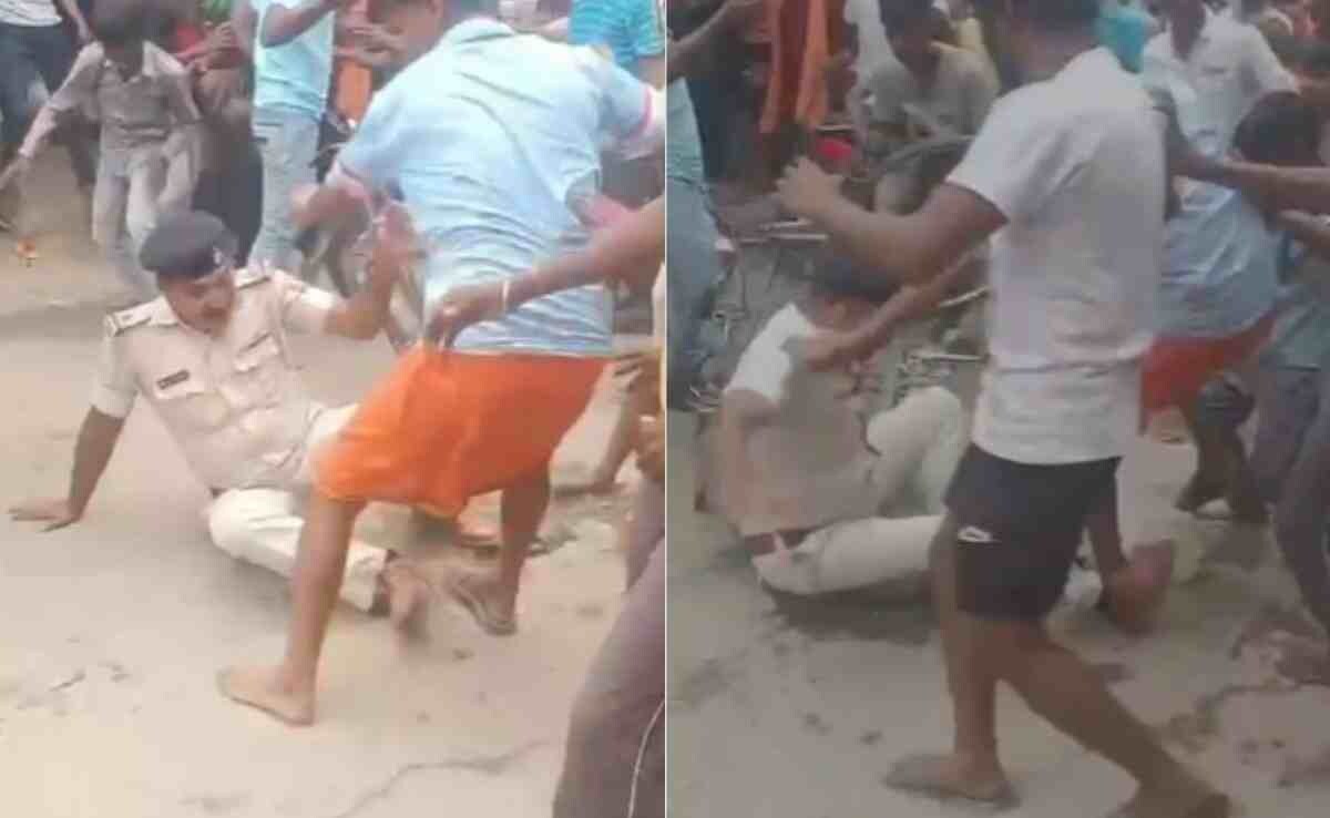 बिहार : जेल में बंद कैदी की मौत पर बवाल, भीड़ ने ASI को दौड़ा-दौड़ाकर पीटा