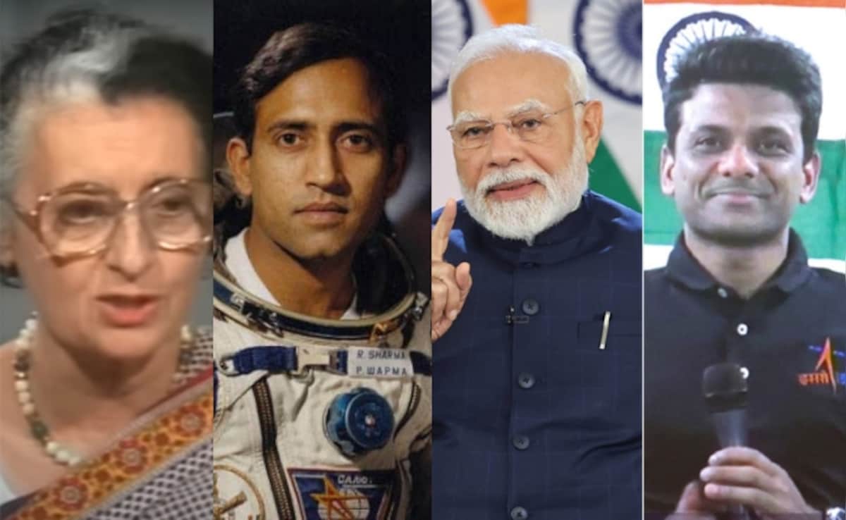“Saare Jahan Se” To “Bharat Mata Ki Jai”: 2 PMs, 2 Astronauts 41 Years Apart