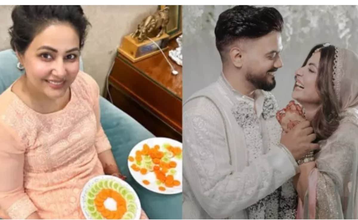 नई नवेली दुल्हन हिना खान ने पति रॉकी जायसवाल के साथ मनाई पहली ईद, कुछ ऐसे सजाया डिनर टेबल