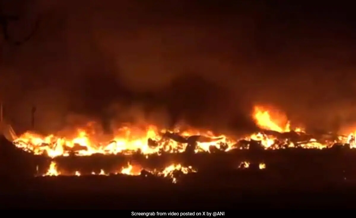 Woman Injured After Cylinder Blast Triggers Fire In Delhi’s Wazirpur