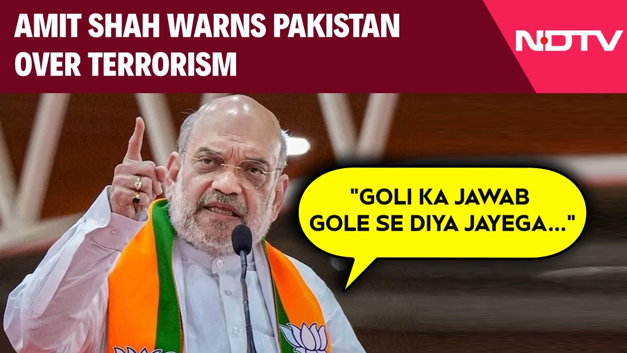 “Goli Ka Jawab Gole Se Diya Jayega,”: Amit Shah Warns Pak Over Terrorism