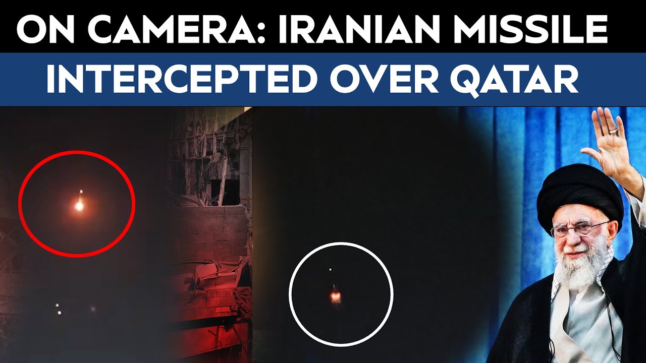 On Camera: Iranian Missile Intercepted Over Qatar