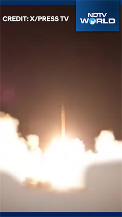Moment Iranian Missiles Launched To Strike Us Bases In Qatar