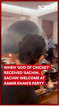 When ‘God Of Cricket’ Received ‘Sachin, Sachin’ Welcome At Aamir Khan’s Party