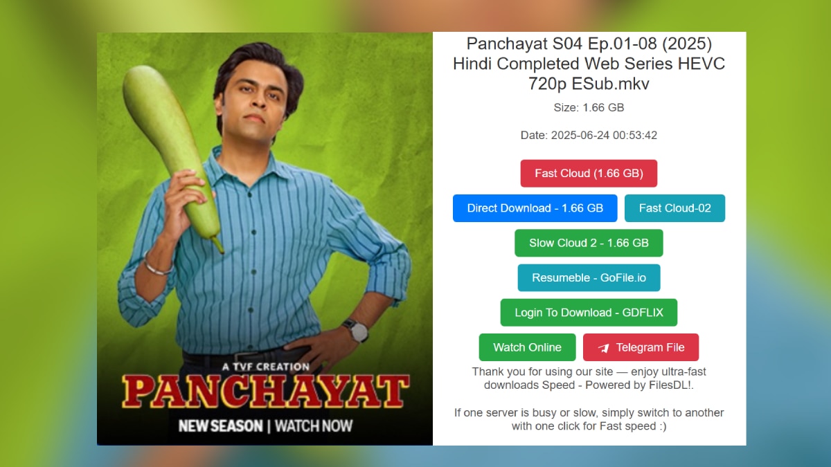 Panchayat Season 4 Leaked Online? Dangerous Piracy Links Flood Internet. AVOID Them At All Costs