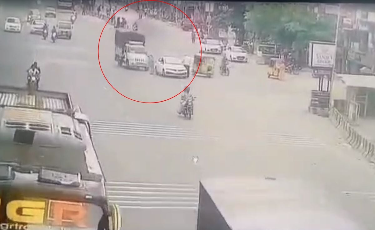 Woman Steps Out After Car Breaks Down, Speeding Bolero Tosses Her In Air
