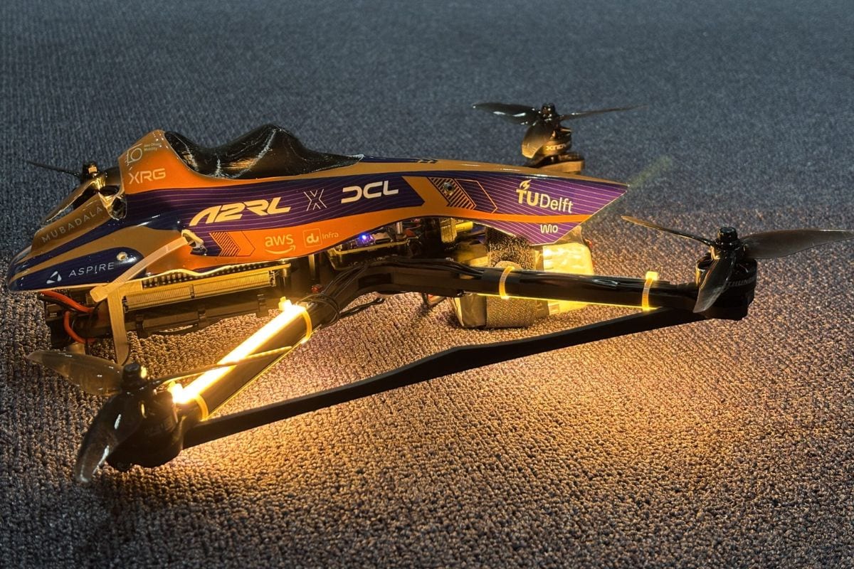 AI-Powered Autonomous Drone Defeats Human Pilot at Abu Dhabi Autonomous Racing League