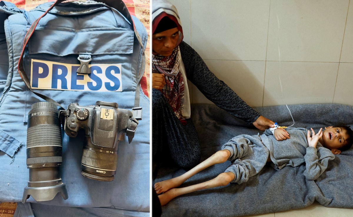 Journalist Ready To Put Camera, Shield On Sale For Food, As Gaza Starves