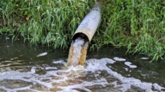 Sewage discharges to halve by 2030, minister pledges