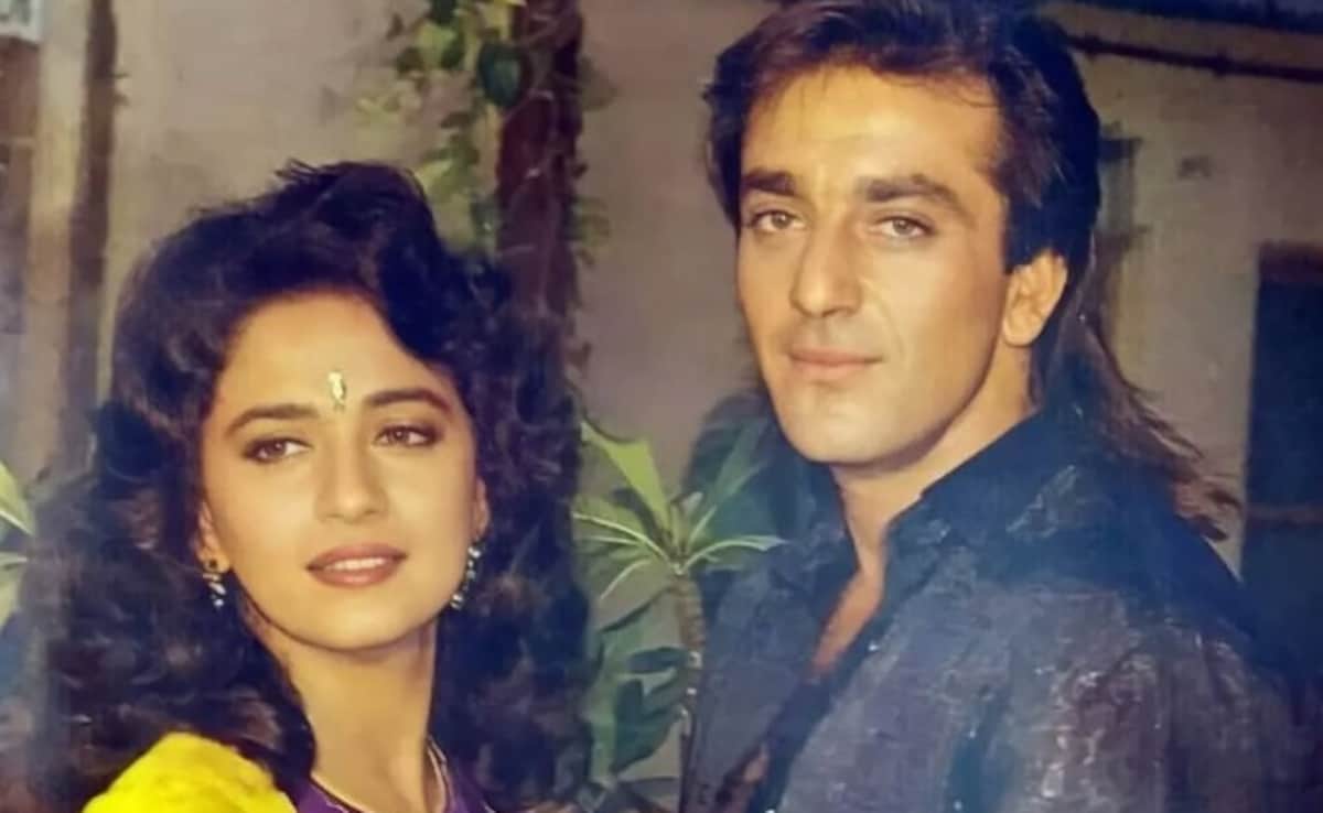 When Madhuri Dixit Called Sanjay Dutt Her “Favourite Partner” And He Said “I Love You” To Her Ignoring Others Around