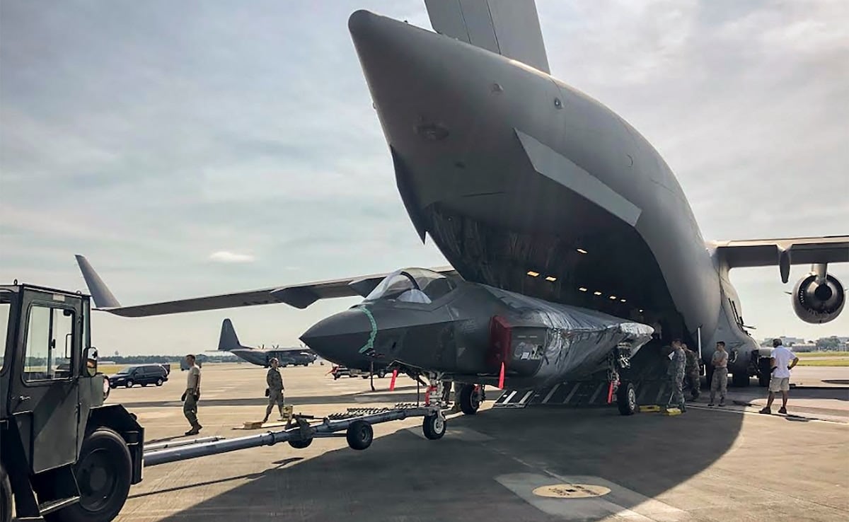 F-35B Fighter Stranded In Kerala Will Likely Be Flown Out In Massive Jet