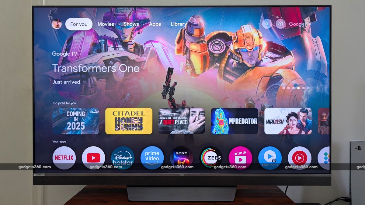 Google Updates Android TV Home Screen With Four New Promotional Category Tabs: Report