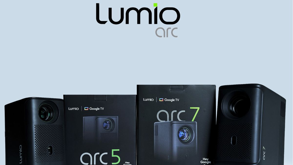 Lumio Arc 5, Arc 7 Projectors Powered by Google TV to Launch in India on July 7