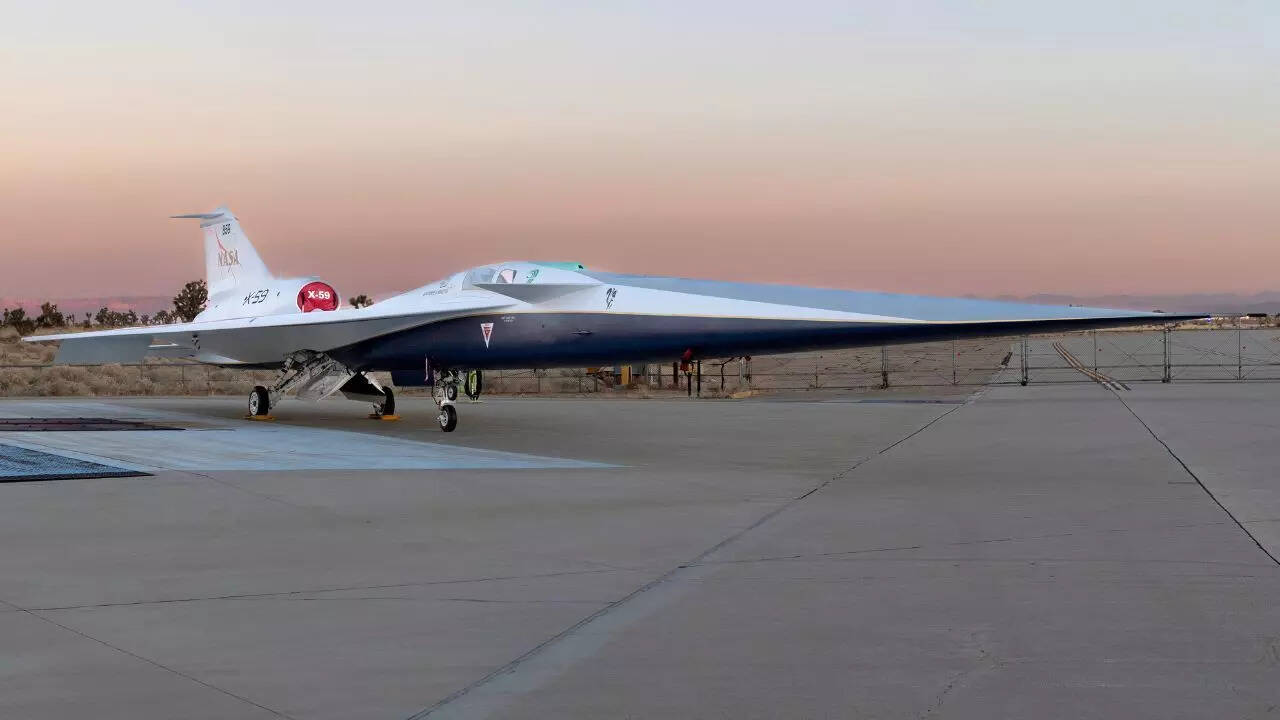 NASA’s X-59 supersonic jet could fly you from New York to Paris in half the time