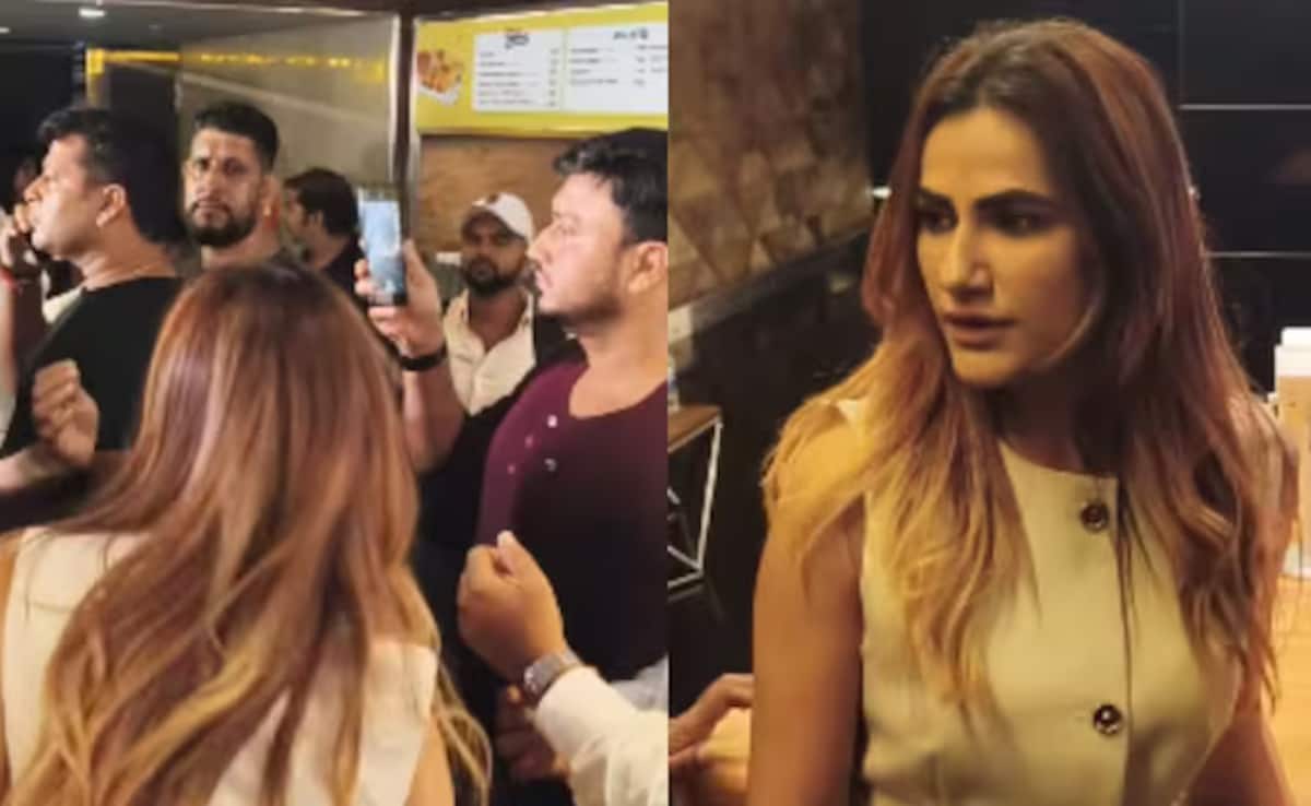 Viral Video: Actress Ruchi Gujjar Slaps, Hits Producer With Sandal At Film Premiere. Watch