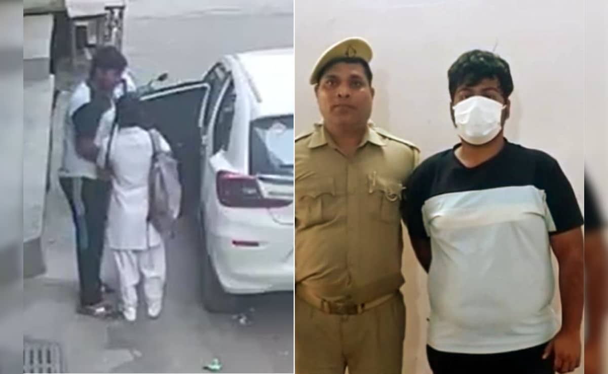 नोएडा में प्राइवेट स्कूल की छात्रा का दिनदहाड़े अपहरण, कार में जबरन बिठा कर भागा आरोपी, VIDEO वायरल