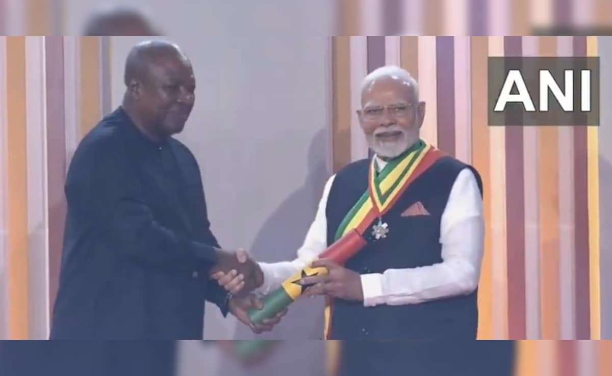 घाना के सर्वोच्च राष्ट्रीय सम्मान से PM मोदी किए गए सम्मानित