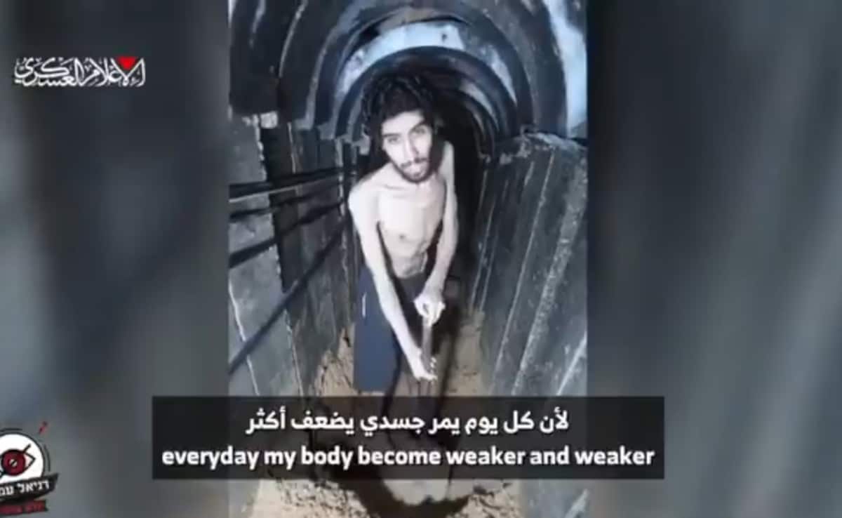 Video: Starving Israeli Hostage “Digs His Own Grave” Inside Hamas Tunnel