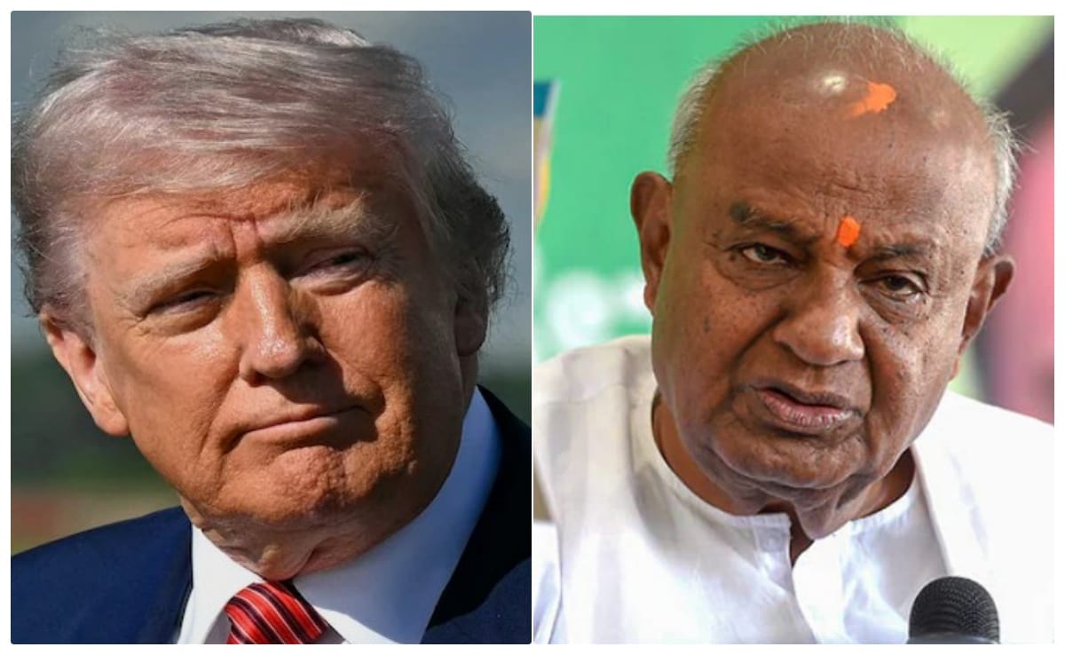 भारत के मेहनतकश गरीब किसानों से सीखिए… ट्रंप ने भारत की अर्थव्यवस्था पर किए गलत दावे तो देवेगौड़ा ने लगा दी