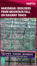 Haridwar: Boulders From Mountain Fall On Railway Track, Disrupt Service For Hours