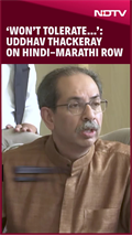 “Won’t Tolerate Forcefully”: Uddhav Thackeray’s Remarks On Hindi-Marathi Language Row