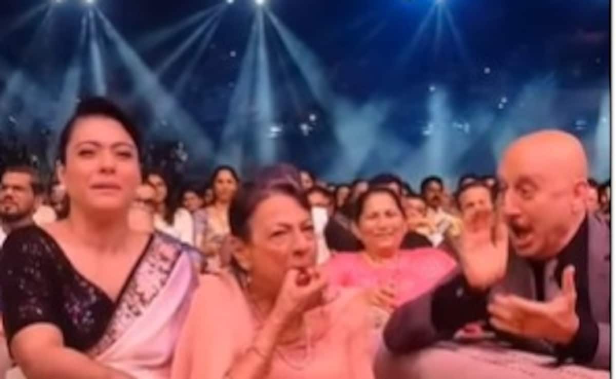 Watch: Tanuja, 81 Now, Whistles For Daughter Kajol At An Event. Anupam Kher Calls Her “OG Coolest Heroine”