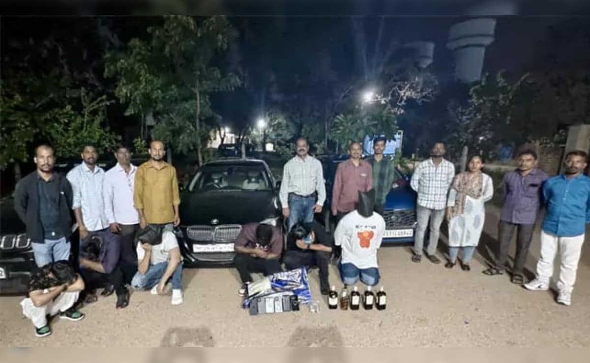 Drugs Seized During Party At Telangana Farmhouse, 6 Techies Arrested