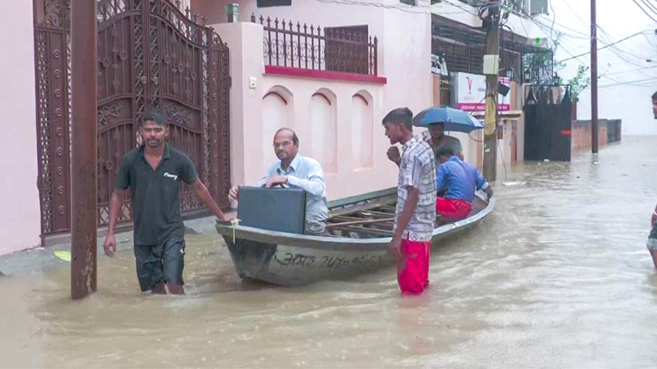 Flooded Streets And Boats Used For Evacuation: Ground Report From UP’s Prayagraj