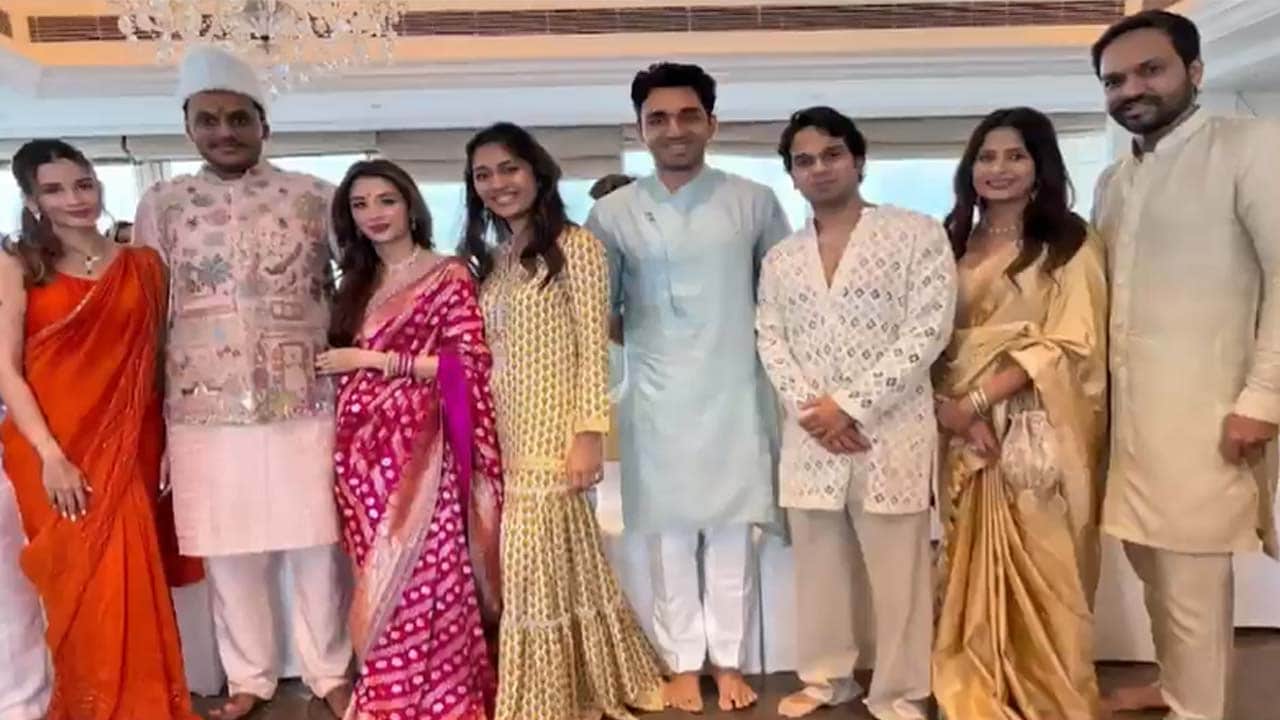 Pawar Clan Bonds Together At Yugendra Pawar’s Engagement