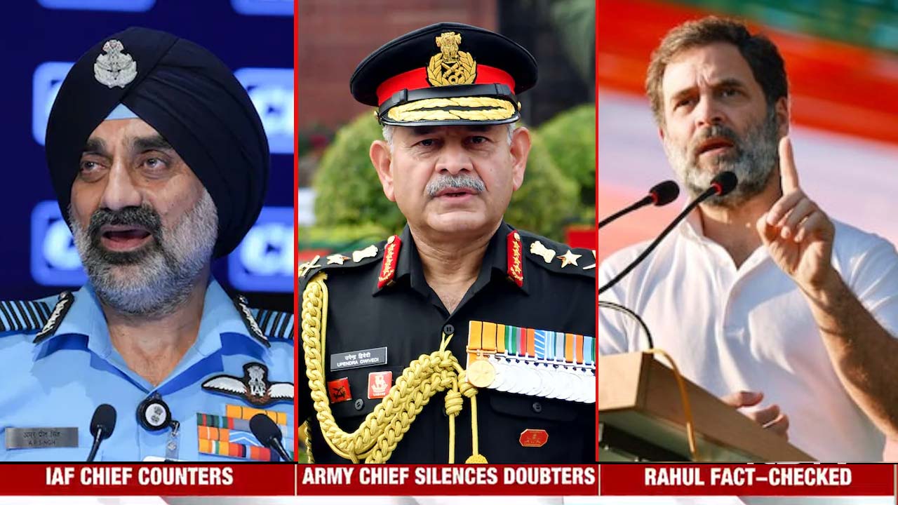 Air Force, Army Chiefs Fact-Check Rahul Gandhi Over Op Sindoor Claim