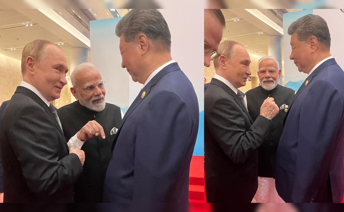 करीब, मुस्कुराते और हाथ मिलाते…  मोदी, पुतिन और जिनपिंग की केमिस्ट्री, SCO समिट से पहले बड़ा संदेश