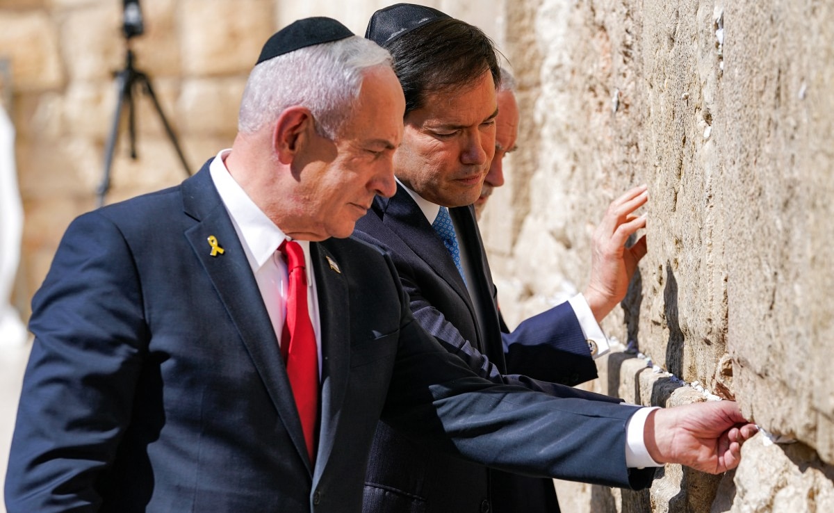 Rubio, In Jerusalem, Says US Backs Israel In Goal To Eradicate Hamas
