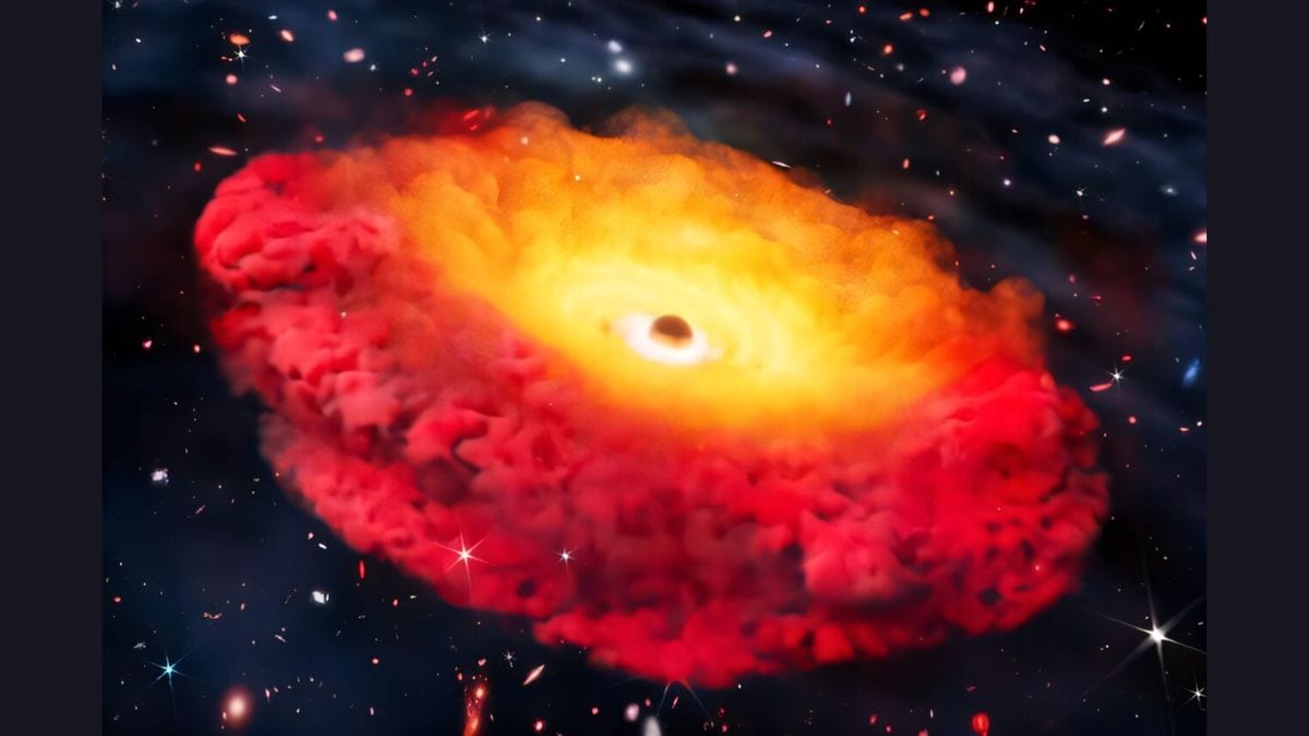 Astronomers Discover Rogue Black Hole Racing Through a Distant Dwarf Galaxy