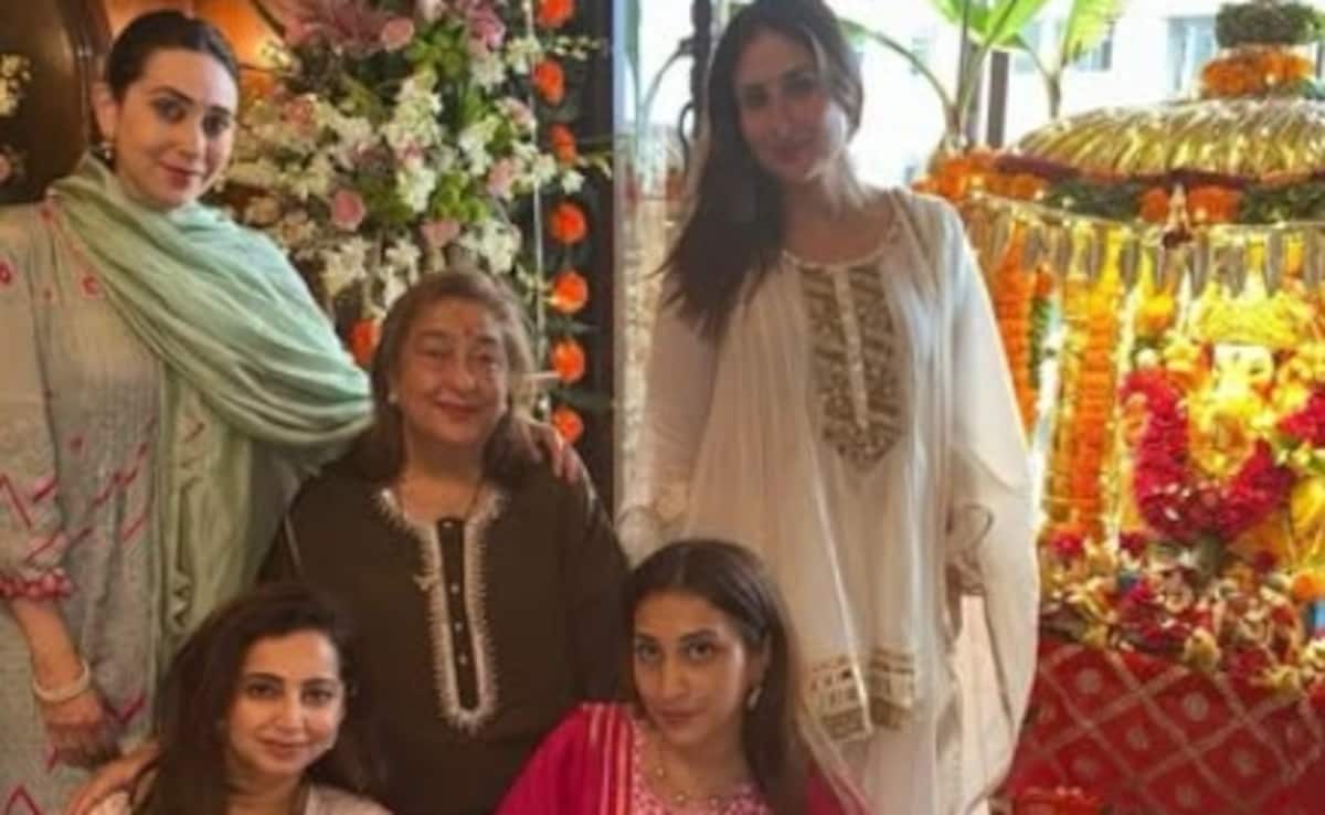 On Karisma Kapoor’s Ganesh Chaturthi Photo Dump, Sister Kareena Writes, “Best Girl”