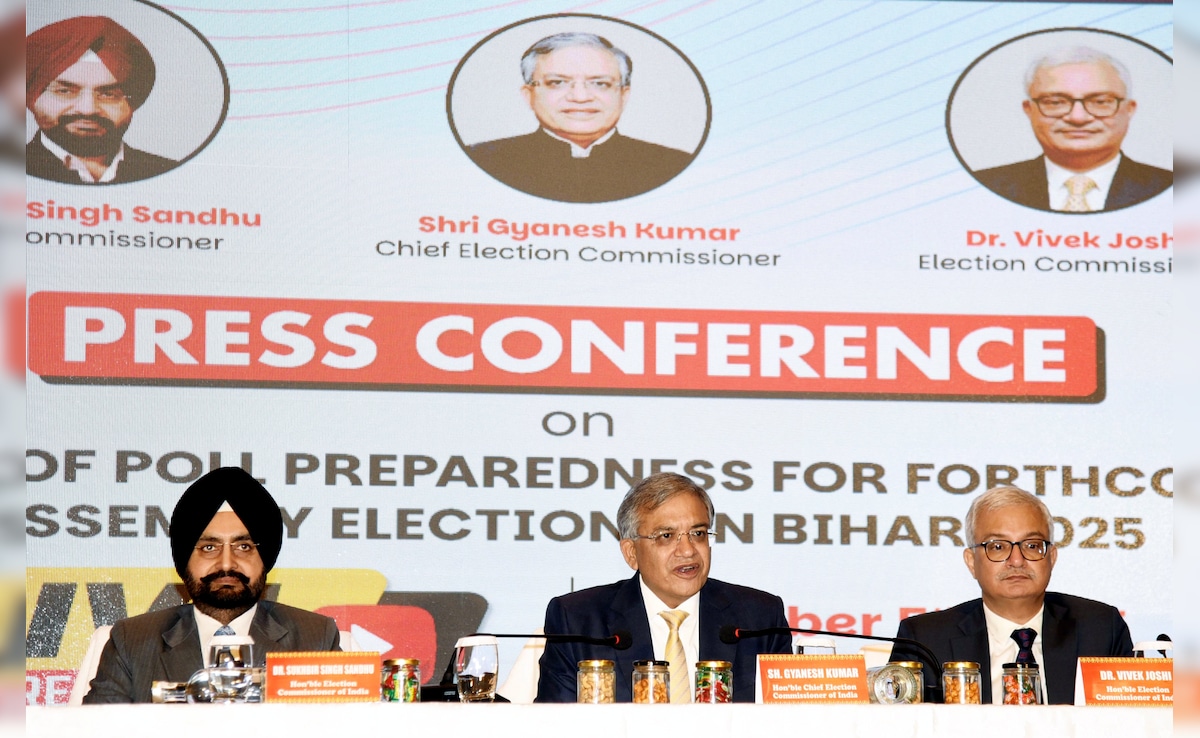बिहार इलेक्‍शन का काउंटडाउन शुरू, CEC ज्ञानेश कुमार बोले- 22 नवंबर से पहले पूरा होगा चुनाव