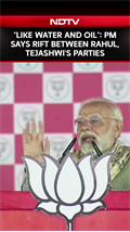 “Like Water And Oil”: PM Modi Says Rift Between Rahul, Tejashwi’s Parties At Bihar Rally