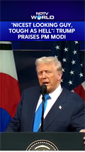 ‘He’s Tough’: Trump Praises PM Modi As He Calls Him The Nicest Looking Guy