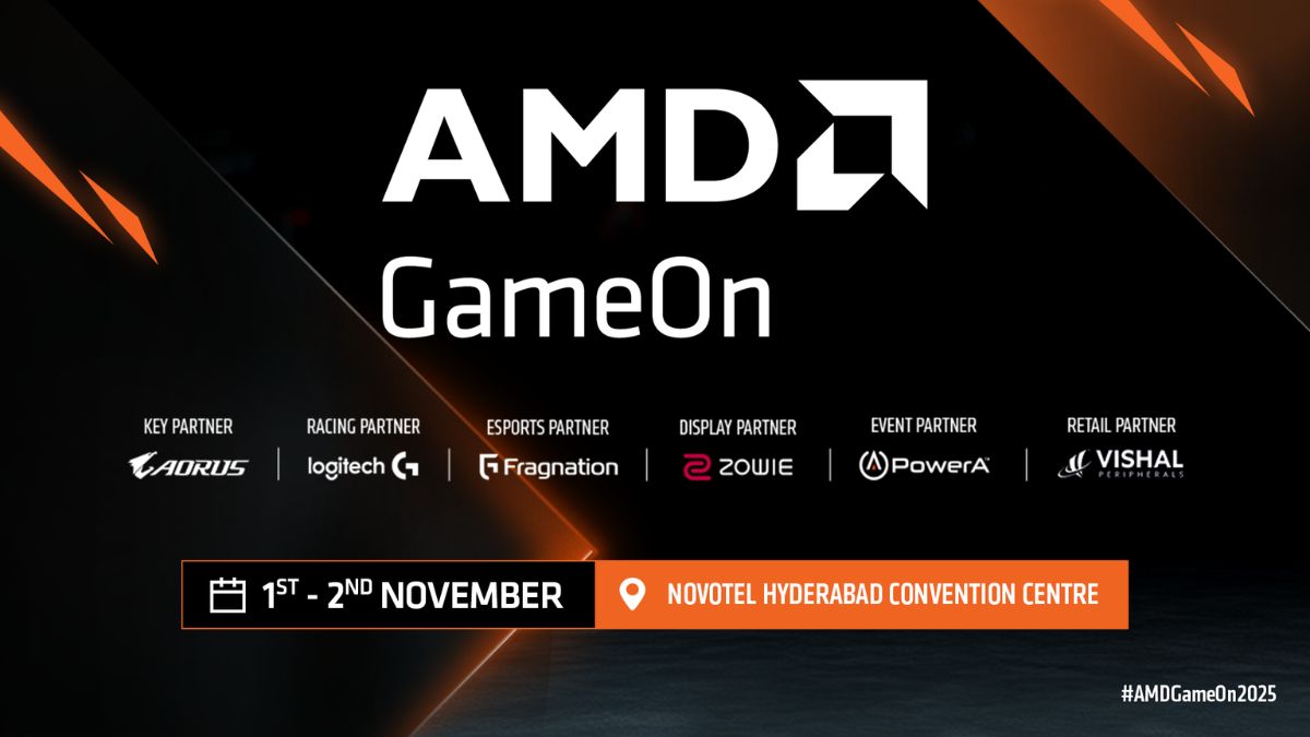 AMD Just Announced GameOn 2025: Rs 5 Lakh Esport Prize, Hands-On Ryzen AI Demos, More