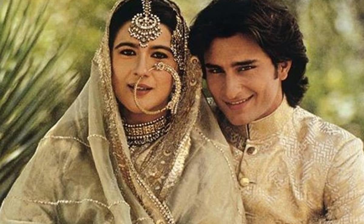 When “Runaway Bride” Amrita Singh Changed Her Name To Aziza During Her Nikaah With Saif Ali Khan