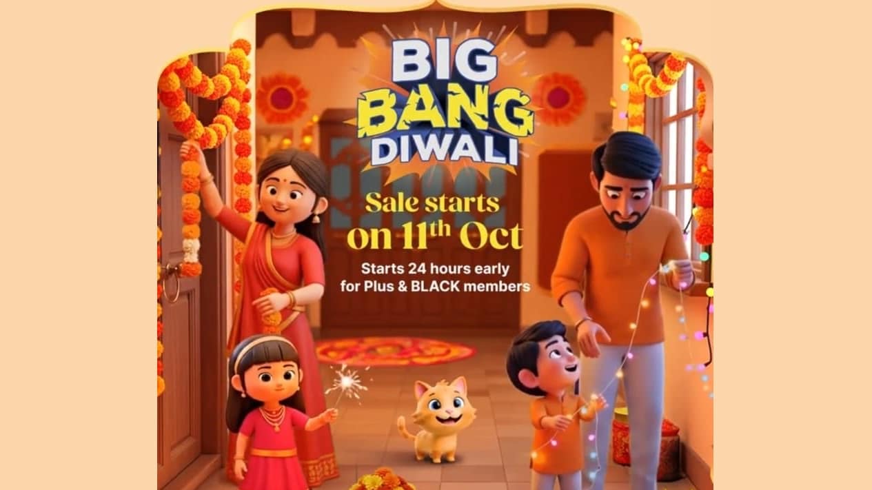 Flipkart Diwali Sale 2025 Date Announced; Flipkart Black, Plus Members to Get Early Access