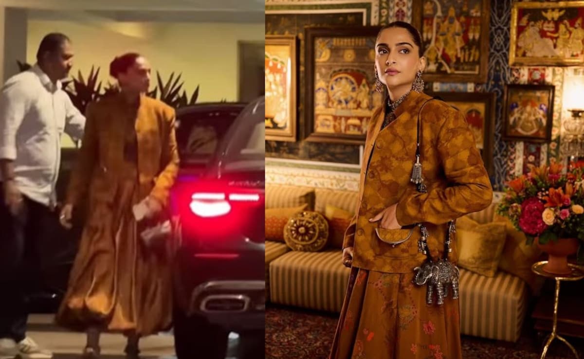 Amid Pregnancy Rumours, Sonam Kapoor Avoids Posing For Photos At Anshula Kapoor-Rohan Thakkar’s Engagement