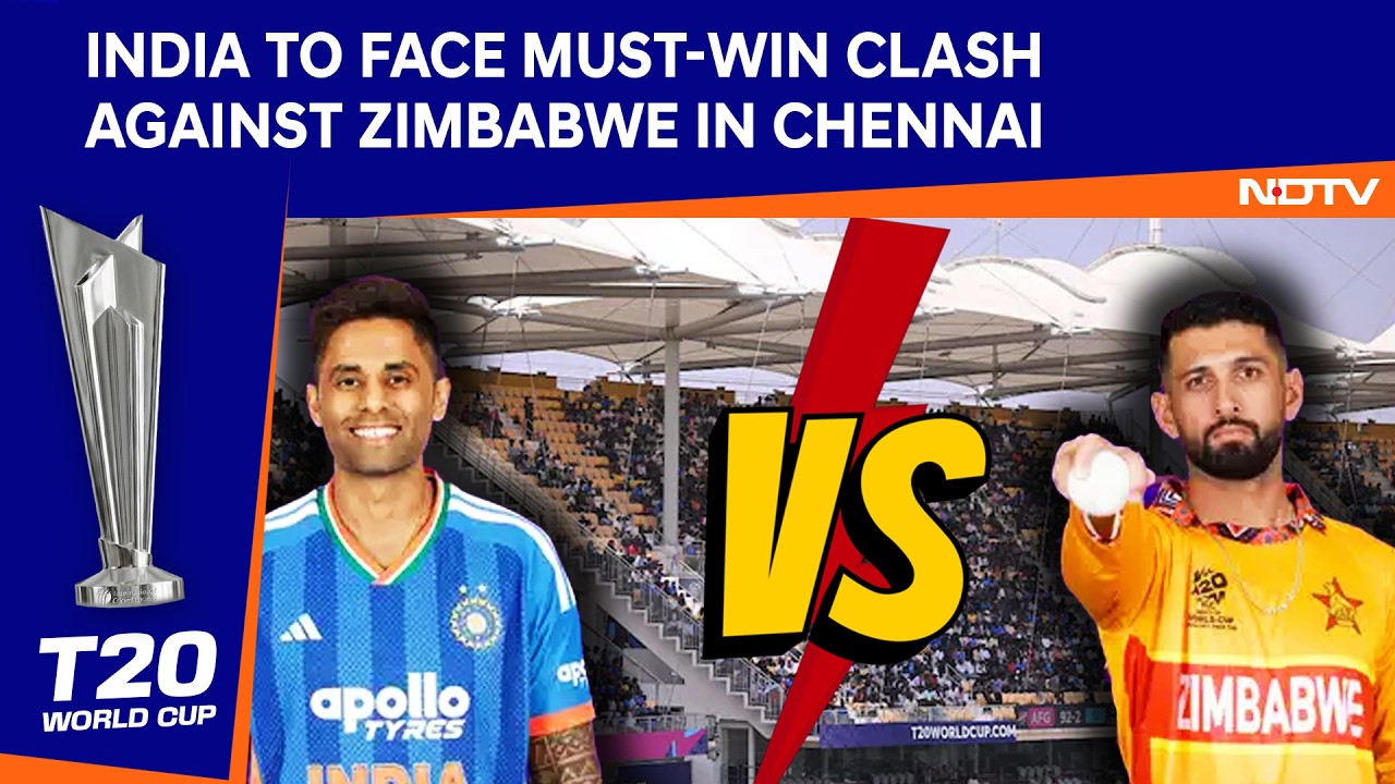 ICC Men’s T20 World Cup 2026 Super 8: India To Face Must-Win Clash Against Zimbabwe In Chennai