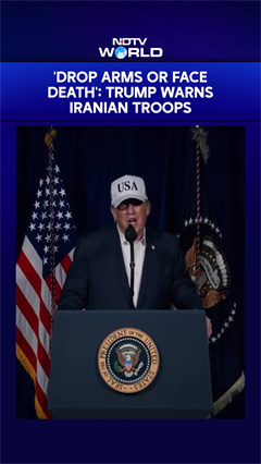 Israel Attacks Iran | ‘Drop Arms Or Face Death’: Trump Warns Iranian Troops