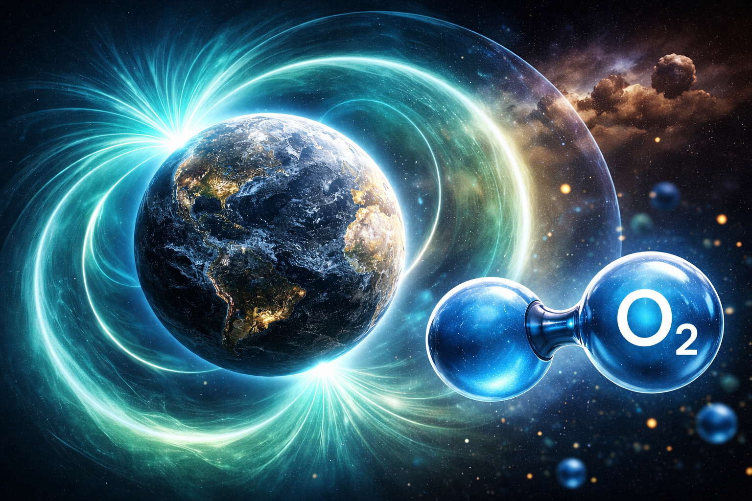 Nasa finds Earth’s magnetic field may be hidden reason oxygen has lasted for millions of years