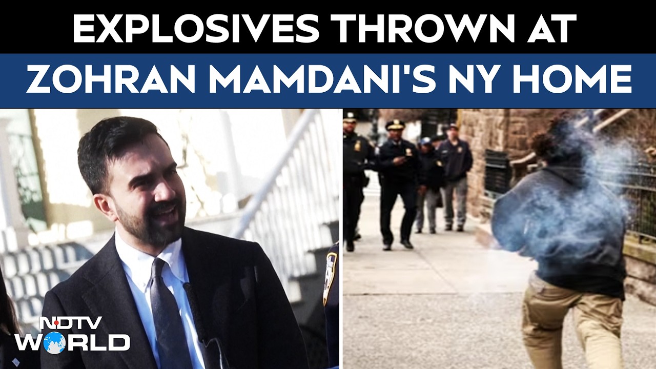 Explosive Devices Thrown Outside Mamdani’s NY Home During Anti-Muslim Protest