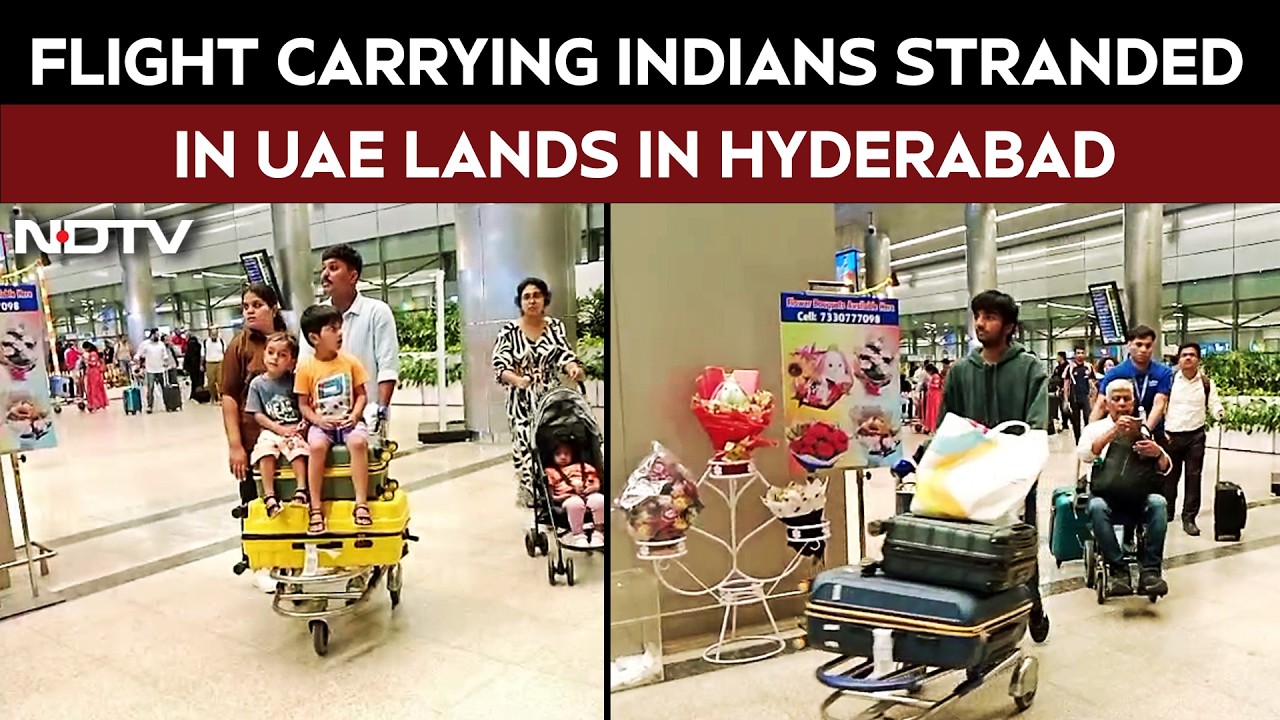 Special Flight From Abu Dhabi With Stranded Indians Arrives At Hyderabad Airport