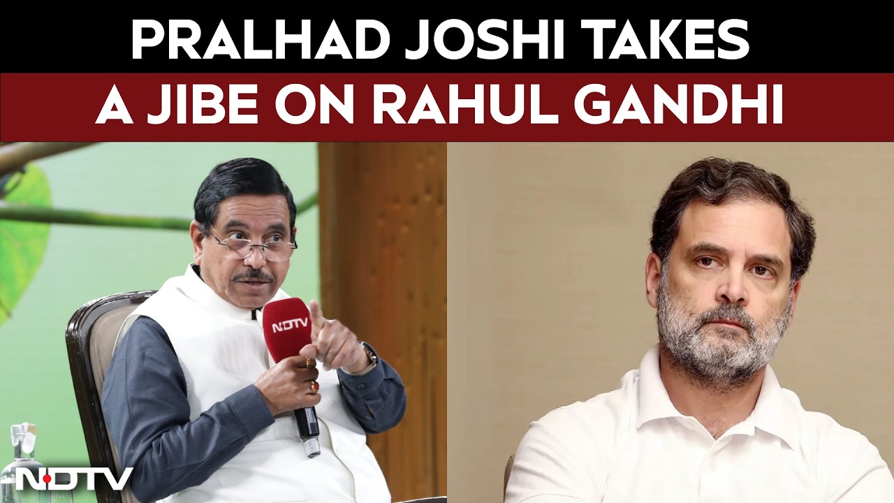 India Sustainability Mission 2.0: Minister Pralhad Joshi’s Jibe At Rahul Gandhi & The Congress