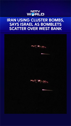 Bomblets Scatter Over West Bank, Israel Says Iran Using Cluster Bombs