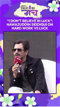 NDTV Creators Manch: Nawazuddin Siddiqui On Hard Work Vs Luck: “I Don’t Believe In Luck”